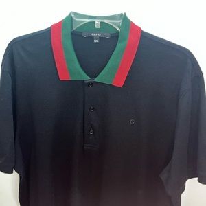 MENS GUCCI POLO SHIRT VINTAGE SIZE XXL